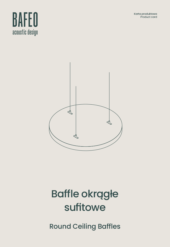 Baffle okragle